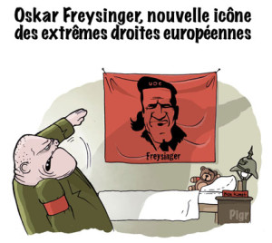 Oskar Freysinger, icône, Che Guevara, extrême droite