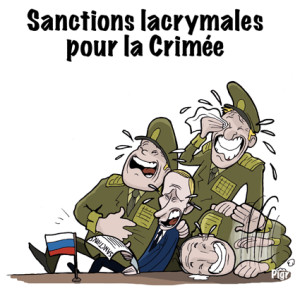 sanctions lacrymales, La Crimée, Poutine, Russie, Ukraine