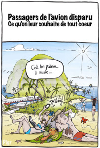 Avion disparu, crash, plage, île déserte